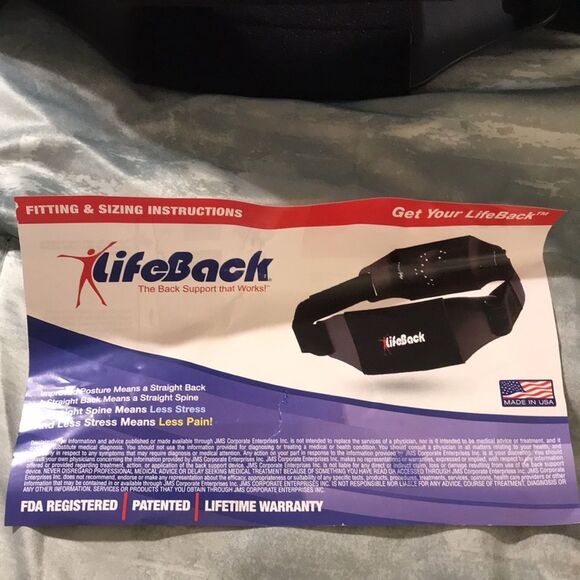 Lifeback support for your lower back pain - Picture 2 of 9
